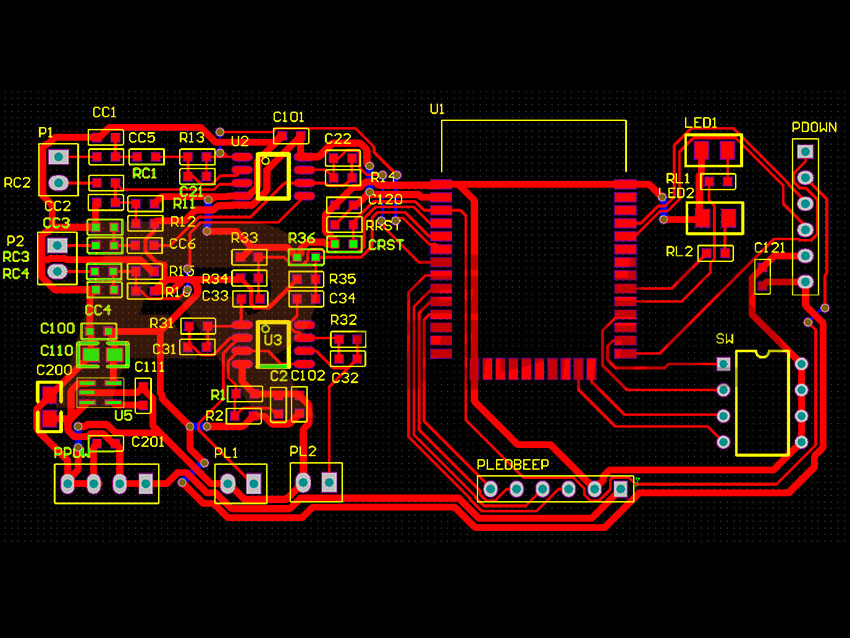 TFT液晶屏PCB設(shè)計(jì)注意問(wèn)題之TFT液晶顯示模組基板結(jié)構(gòu)設(shè)計(jì)詳解
